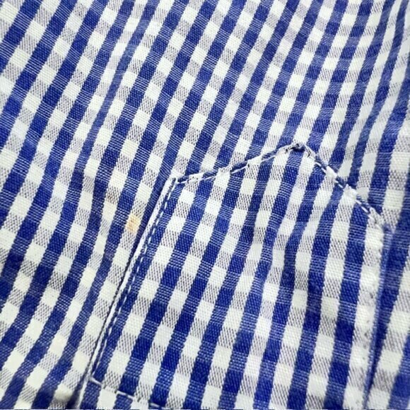 Ralph Lauren Blue and White Button Down Shirt - Picture 10 of 11